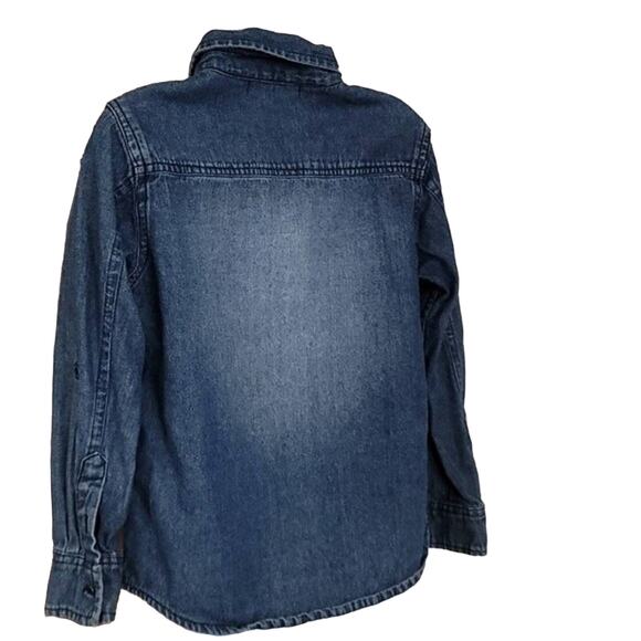 $10 Sale 7 For All Mankind Boys Denim Shirt - Picture 4 of 7